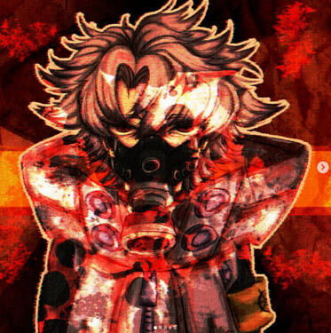 headshot, fully coloured, fully rendered, effects